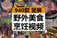 【940款】国外荒野美食烹饪制作户外煮饭做菜小说推文减压解压视频素材-捷亚素材网