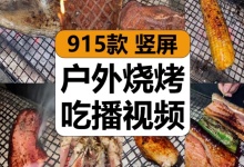 【915款】日本夜晚户外烧烤肉特色美食小吃减压解压视频素材-捷亚素材网